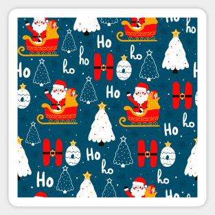 Santa Claus trips Sticker